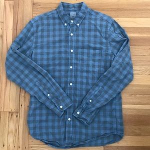 Men’s J. Crew Button Down Shirt Blue Medium